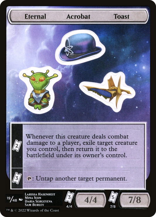 Eternal Acrobat Toast (SUNF-019) - Unfinity Sticker Sheets