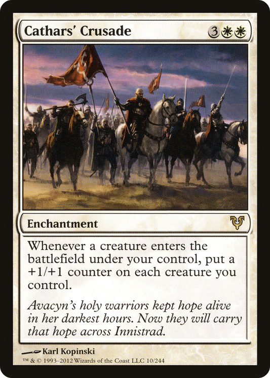 Cathars' Crusade (AVR-010) - Avacyn Restored Foil