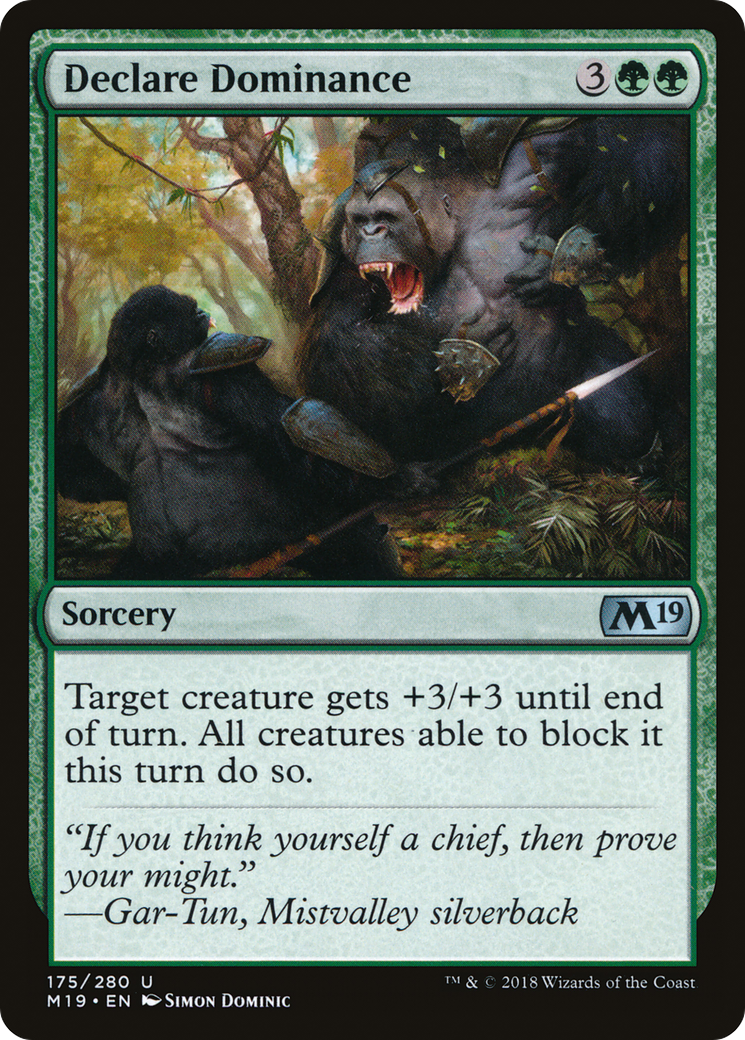 Declare Dominance (M19-175) - Core Set 2019