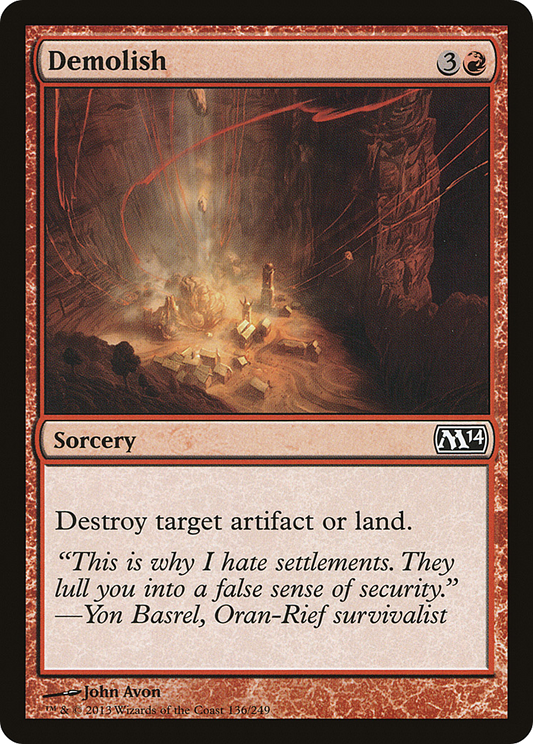 Demolish (M14-136) - Magic 2014