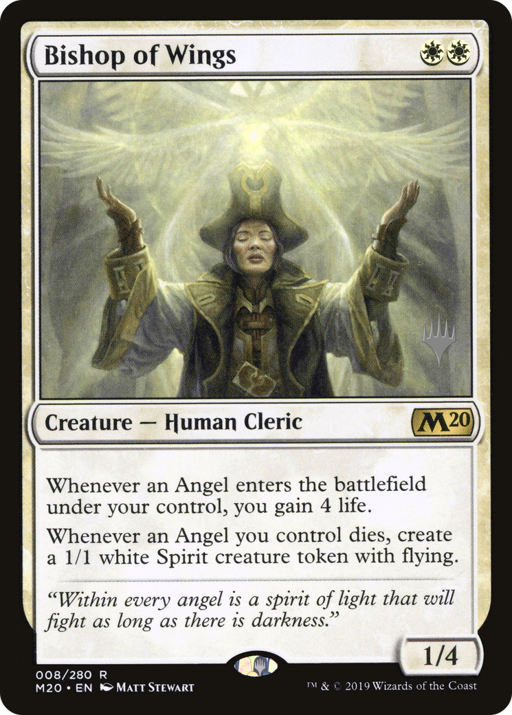 Bishop of Wings (PPM20-08P) - Core Set 2020 Promos Foil (Promo Pack)