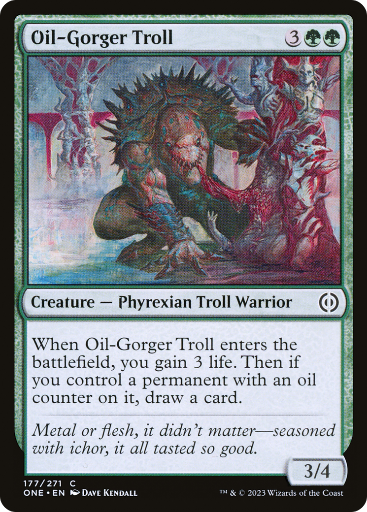 Oil-Gorger Troll (ONE-177) - Phyrexia: All Will Be One