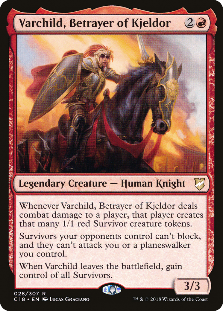 Varchild, Betrayer of Kjeldor (C18-028) - Commander 2018