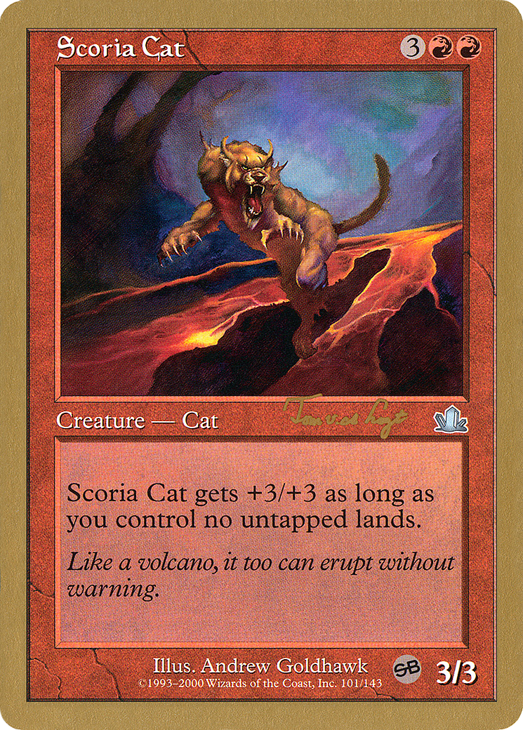 Scoria Cat (WC01-TVDL101SB) - World Championship Decks 2001