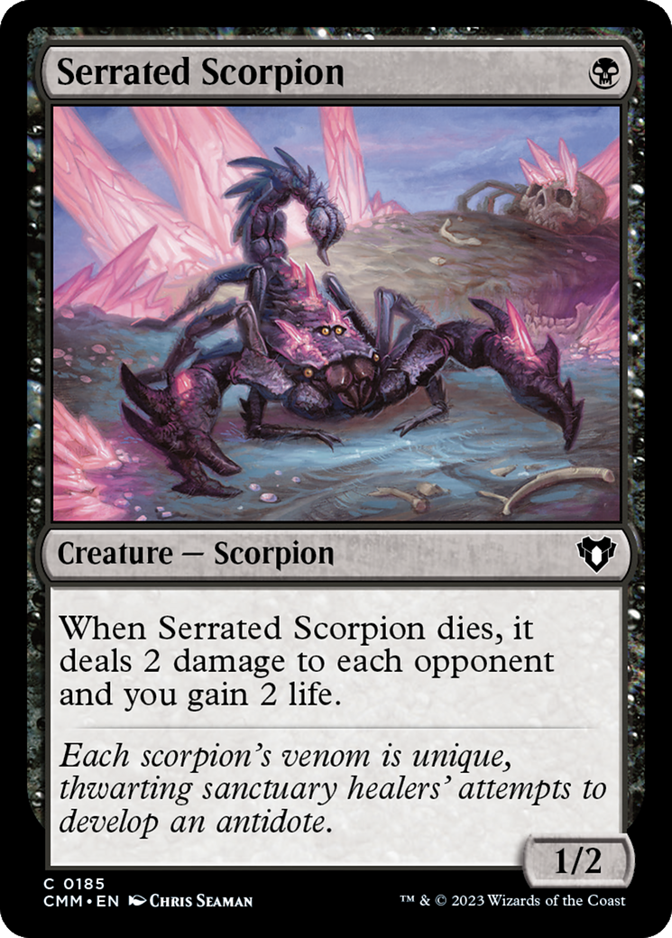 Serrated Scorpion (CMM-185) - Commander Masters Foil