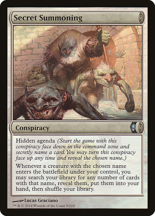 Secret Summoning (CNS-009) - Conspiracy Foil