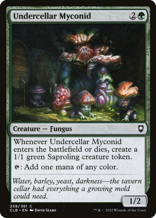 Undercellar Myconid (CLB-259) - Commander Legends: Battle for Baldur's Gate Foil