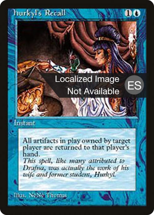 Hurkyl's Recall (4BB-077) - Fourth Edition Foreign Black Border