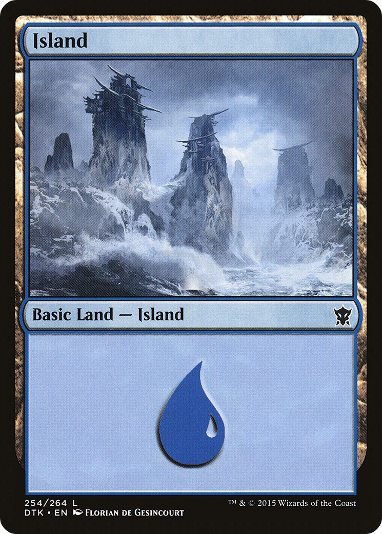 Island (DTK-254) - Dragons of Tarkir