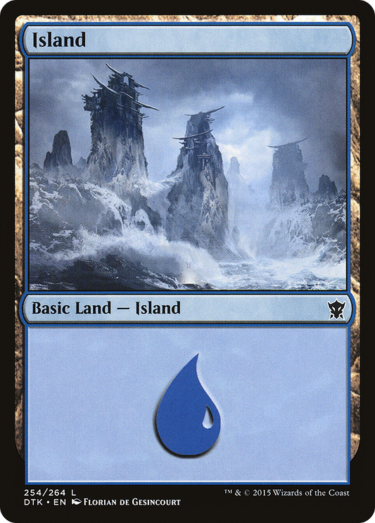 Island (DTK-254) - Dragons of Tarkir