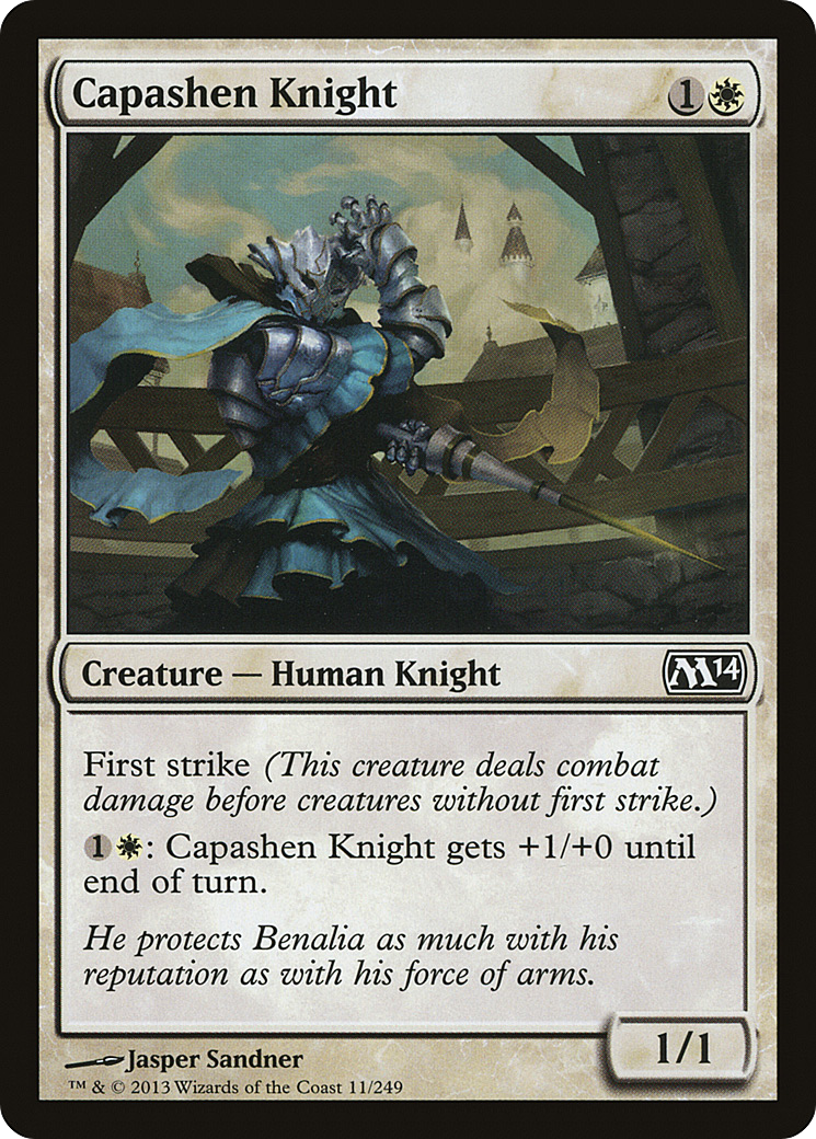 Capashen Knight (M14-011) - Magic 2014