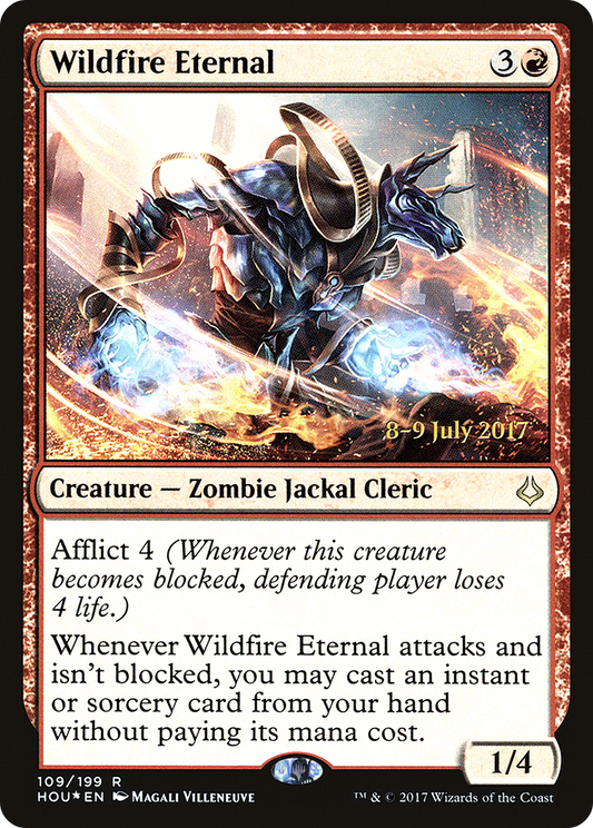 Wildfire Eternal (PHOU-109S) - Hour of Devastation Promos Foil