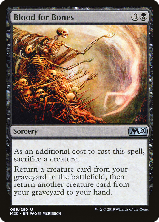 Blood for Bones (M20-089) - Core Set 2020 Foil