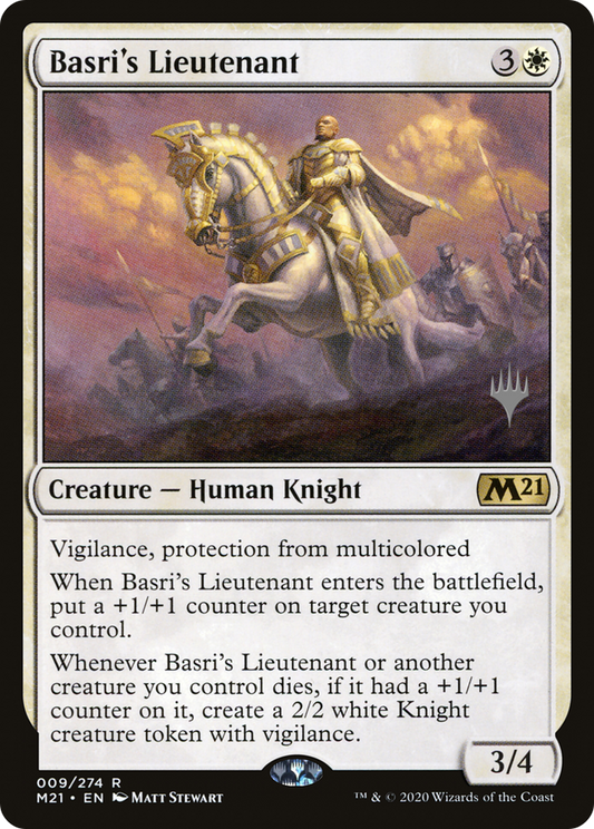 Basri's Lieutenant (PPM21-09P) - Core Set 2021 Promos Foil (Promo Pack)