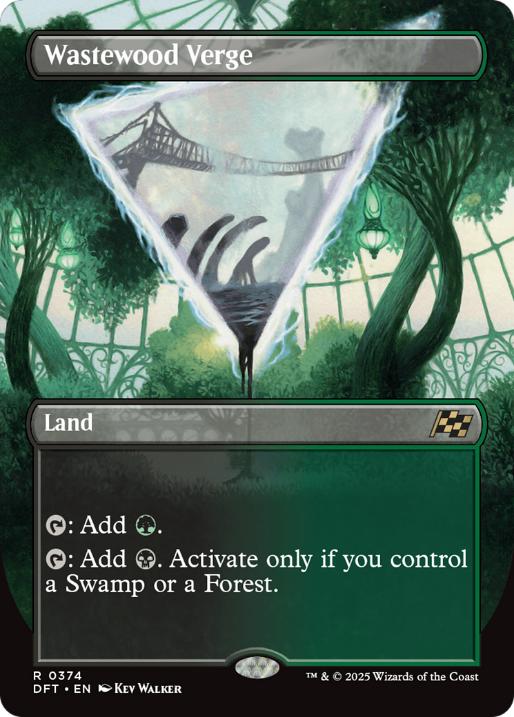 Wastewood Verge  (Borderless)(DFT-374) - Aetherdrift