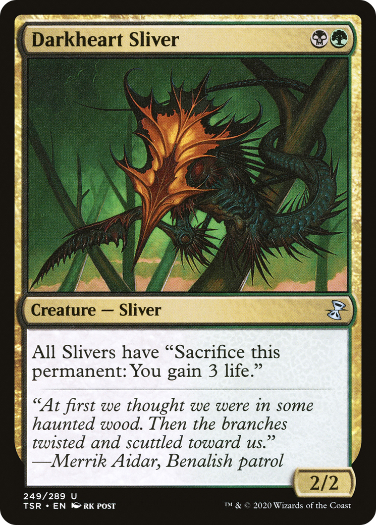 Darkheart Sliver (TSR-249) - Time Spiral Remastered Foil