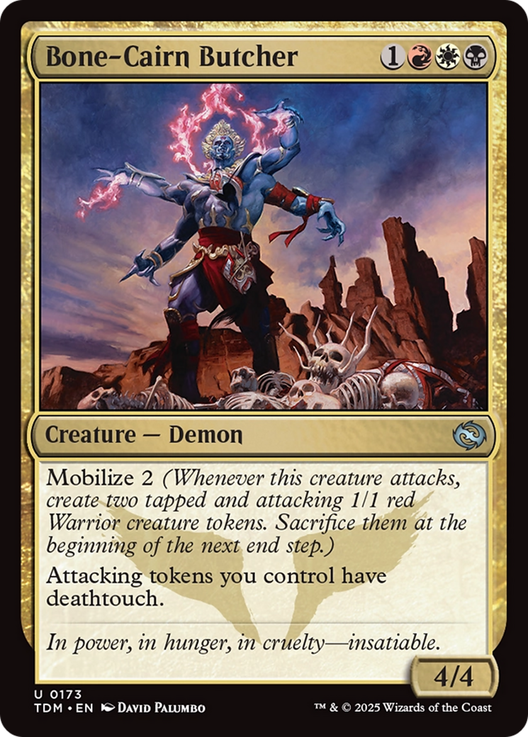Bone-Cairn Butcher (TDM-173) - Tarkir: Dragonstorm Foil