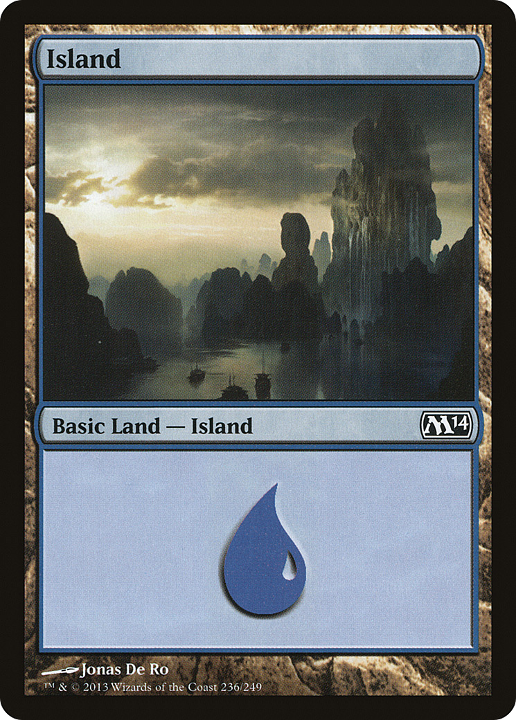 Island (M14-236) - Magic 2014 Foil