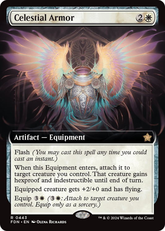 Celestial Armor (FDN-443) - Foundations: (Extended Art) Foil