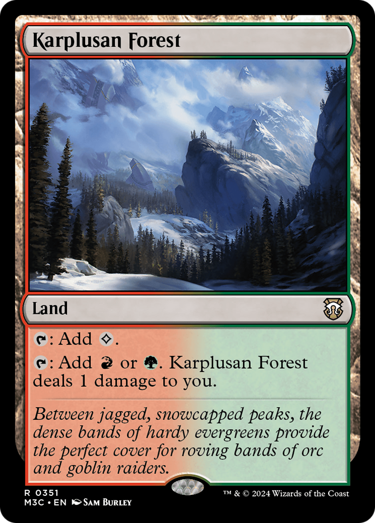 Karplusan Forest (M3C-351) - Modern Horizons 3 Commander Foil