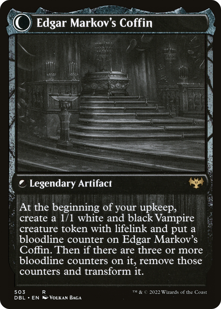 Edgar, Charmed Groom // Edgar Markov's Coffin (DBL-503) - Innistrad: Double Feature: (Double Faced Transform) Foil