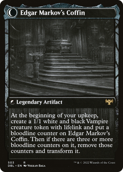 Edgar, Charmed Groom // Edgar Markov's Coffin (DBL-503) - Innistrad: Double Feature: (Double Faced Transform) Foil