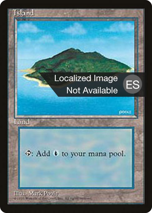 Island (4BB-368) - Fourth Edition Foreign Black Border