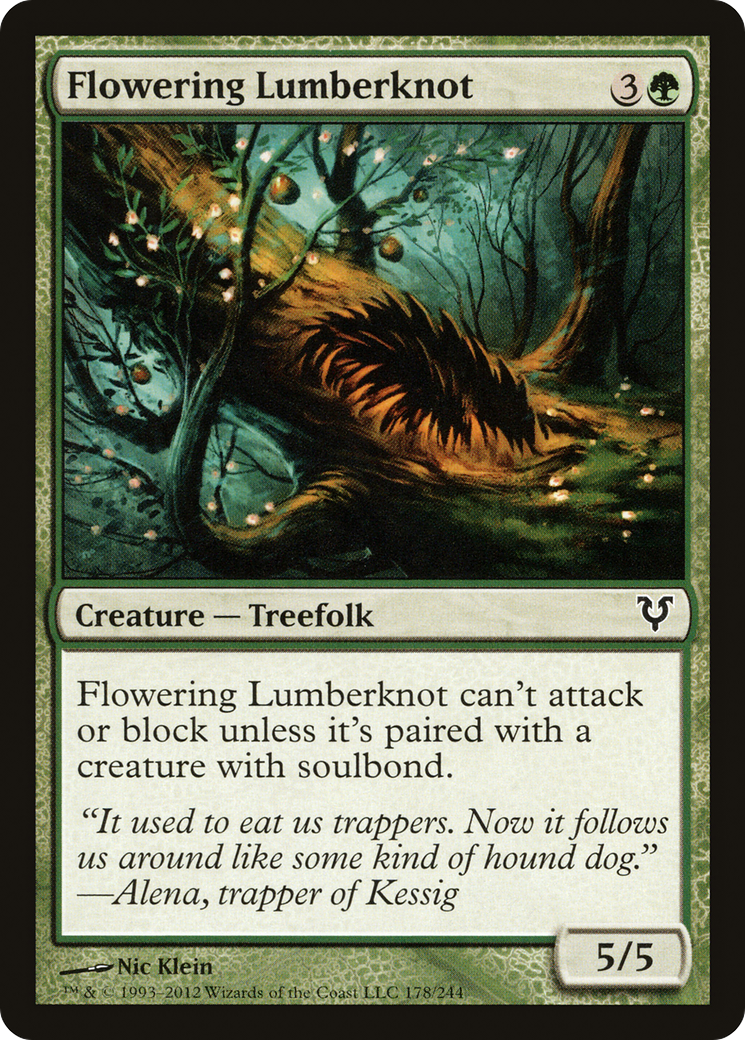 Flowering Lumberknot (AVR-178) - Avacyn Restored Foil