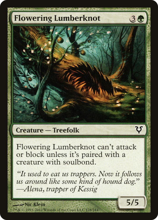 Flowering Lumberknot (AVR-178) - Avacyn Restored Foil