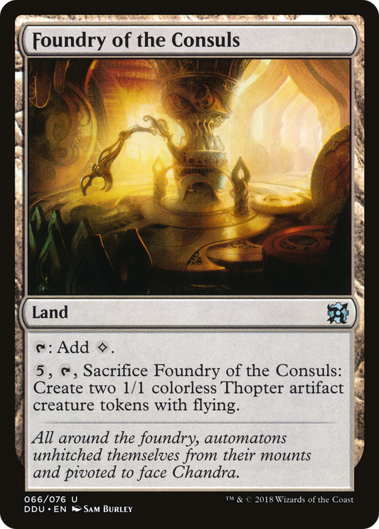 Foundry of the Consuls (DDU-066) - Duel Decks: Elves vs. Inventors