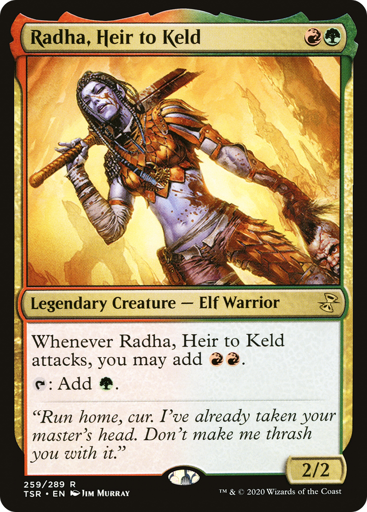 Radha, Heir to Keld (TSR-259) - Time Spiral Remastered Foil