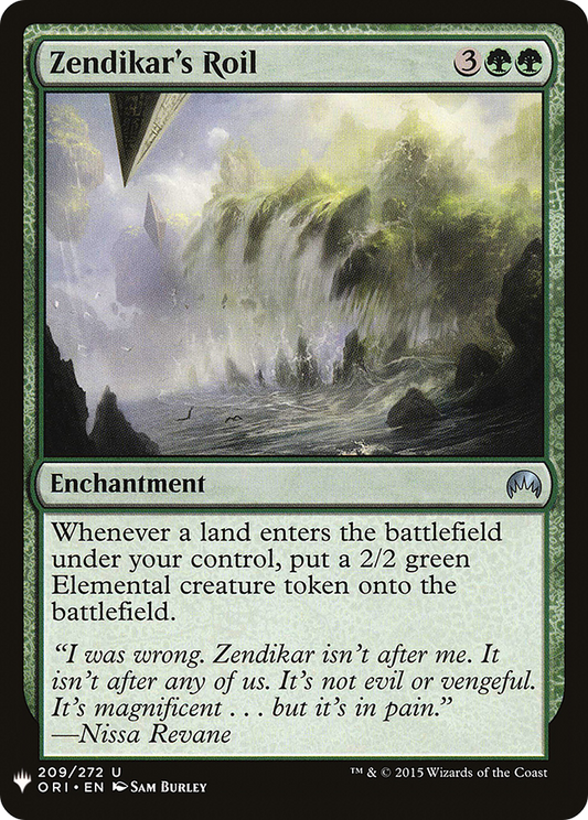 Zendikar's Roil (PLST-ORI-209) - The List