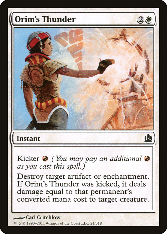 Orim's Thunder (CMD-024) - Commander 2011