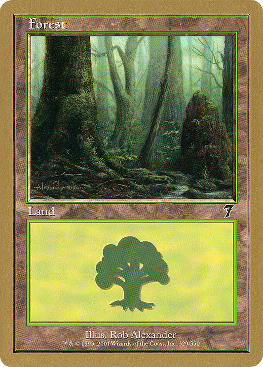 Forest (WC01-JT329) - World Championship Decks 2001