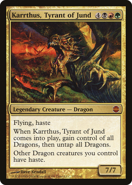 Karrthus, Tyrant of Jund (ARB-117) - Alara Reborn