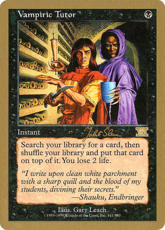 Vampiric Tutor (WC99-JS161) - World Championship Decks 1999