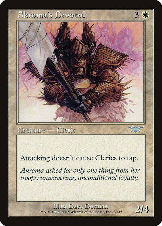 Akroma's Devoted (LGN-002) - Legions Foil