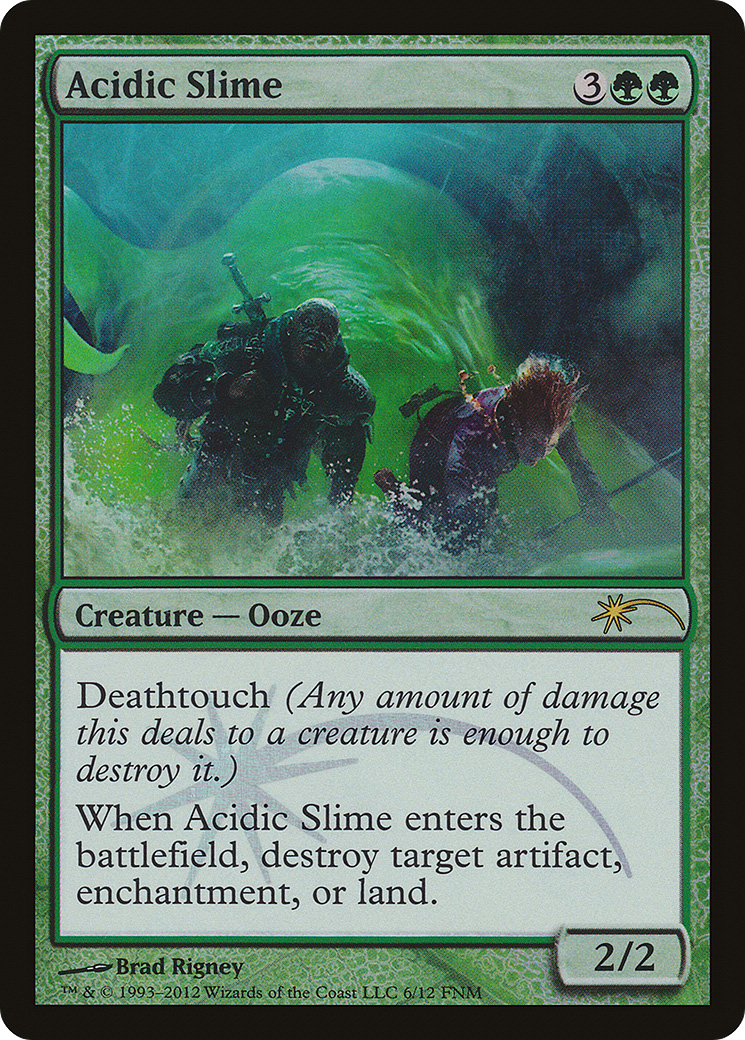 Acidic Slime (F12-006) - Friday Night Magic 2012 Foil