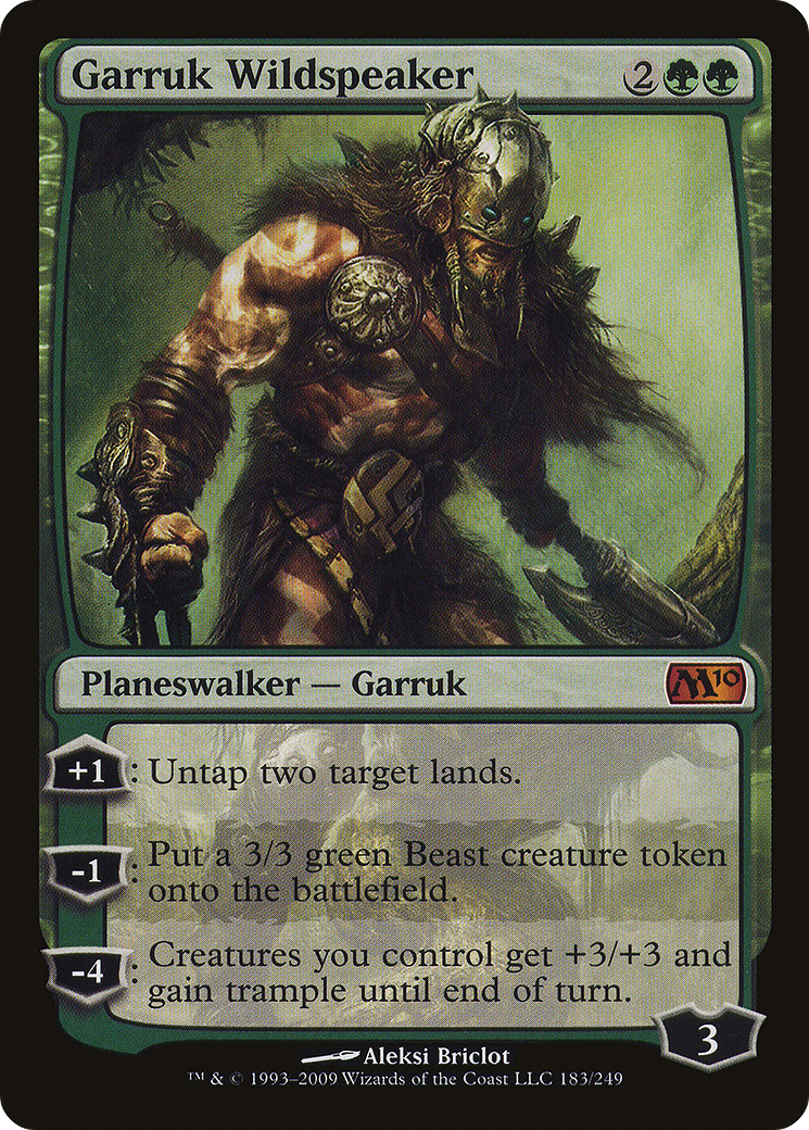 Garruk Wildspeaker (M10-183) - Magic 2010