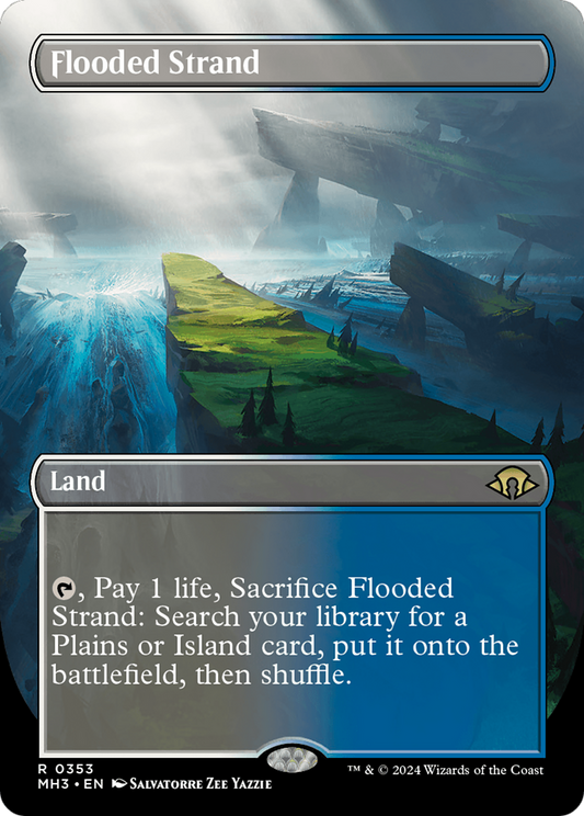 Flooded Strand (MH3-353) - Modern Horizons 3 (Borderless)