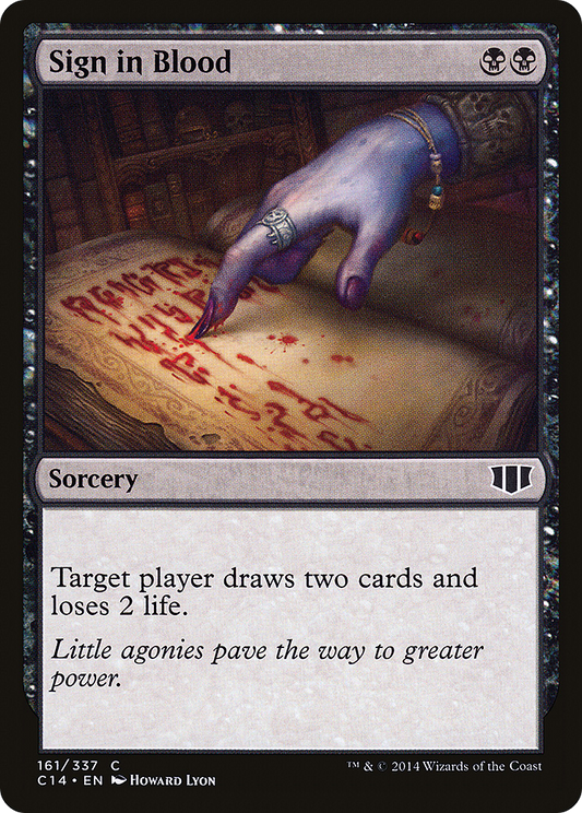 Sign in Blood (C14-161) - Commander 2014