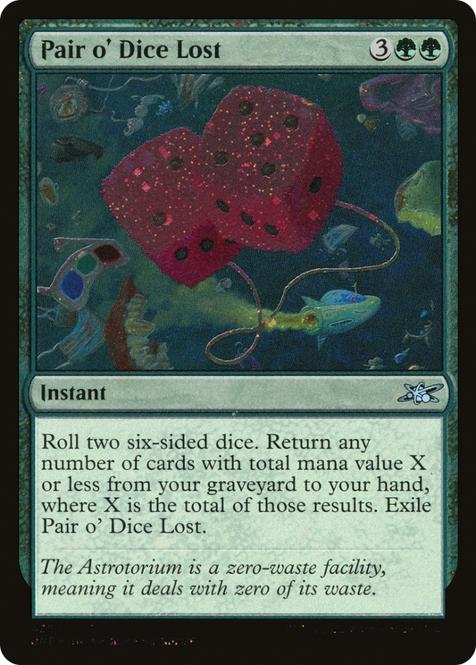 Pair o' Dice Lost (UNF-435) - Unfinity Foil