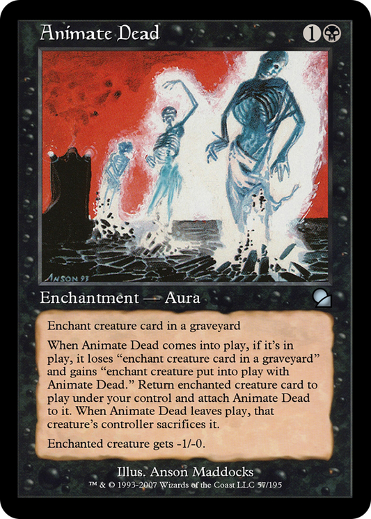 Animate Dead (ME1-057) - Masters Edition Foil