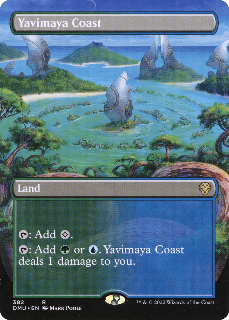 Yavimaya Coast (DMU-382) - Dominaria United (Borderless) Foil