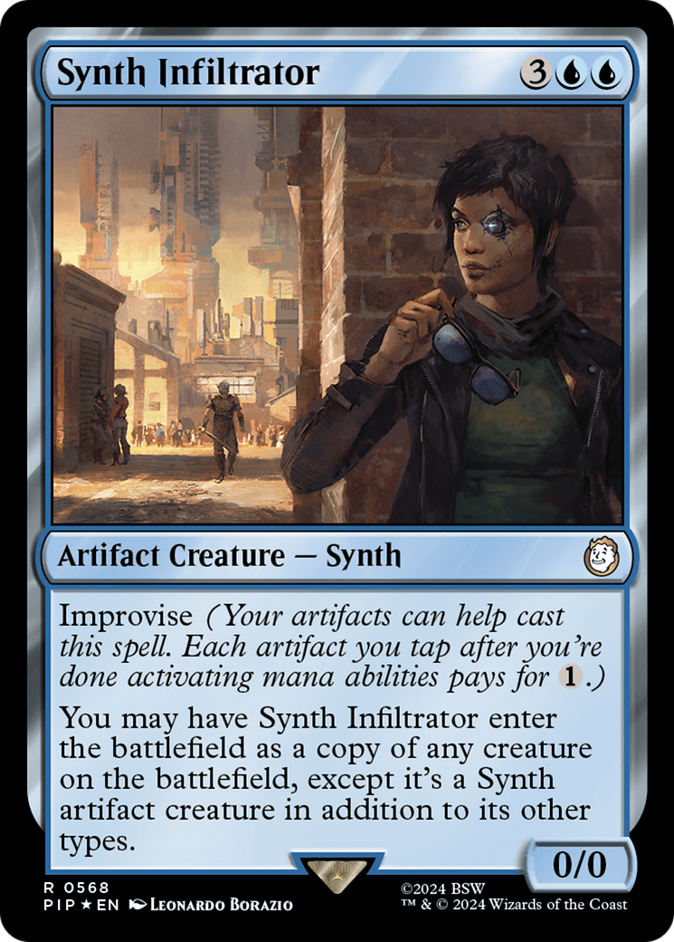 Synth Infiltrator (PIP-568) - Fallout Foil