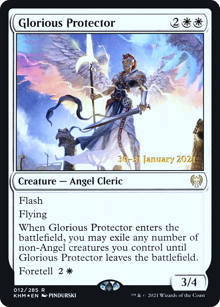 Glorious Protector (PRE-12S) - Kaldheim Promos (Prerelease) Foil