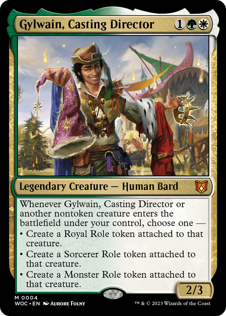 Gylwain, Casting Director  (WOC-004) - Wilds of Eldraine Commander