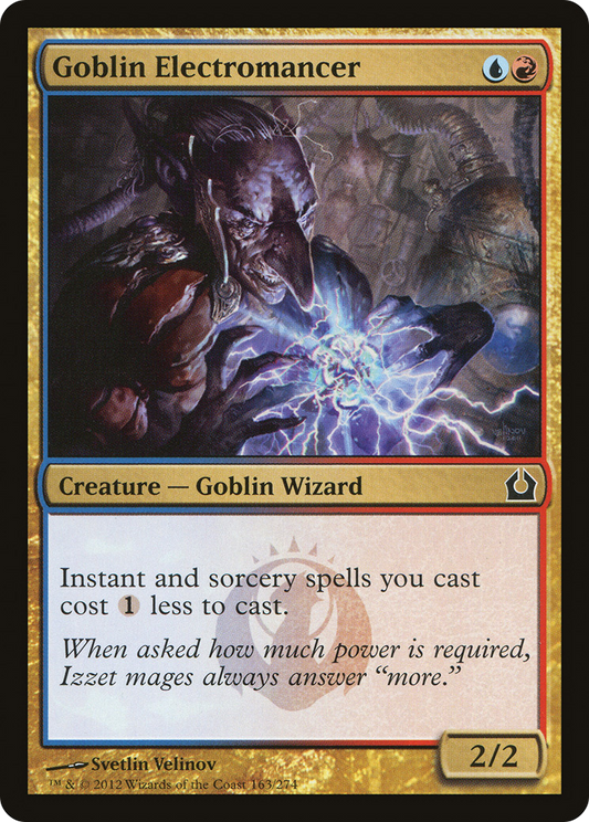 Goblin Electromancer (RTR-163) - Return to Ravnica Foil