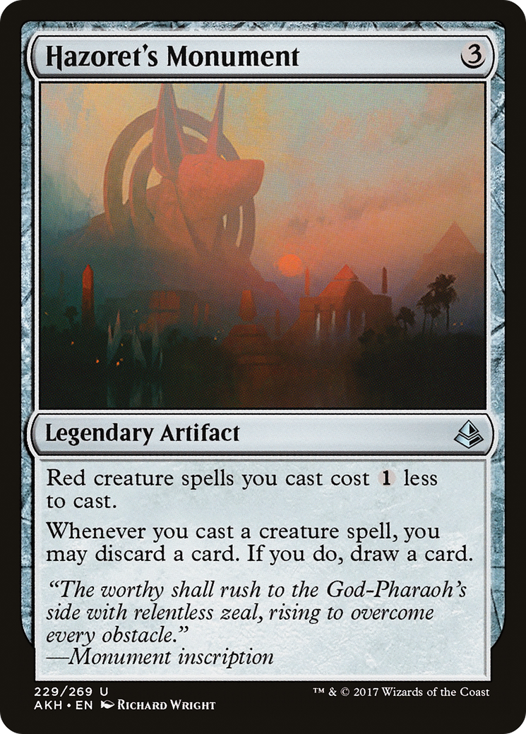 Hazoret's Monument (AKH-229) - Amonkhet Foil