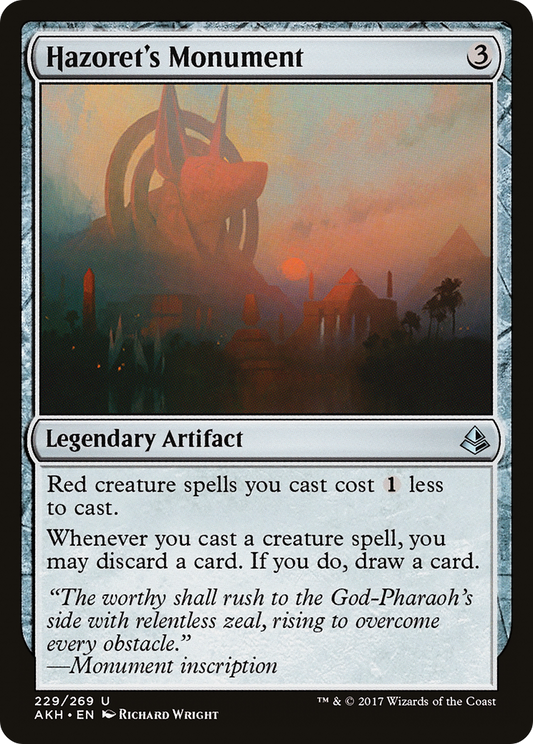 Hazoret's Monument (AKH-229) - Amonkhet Foil